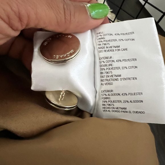 Michael Kors Trench Dark Camel - Picture 15 of 16